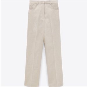 Zara limited edition linen pants